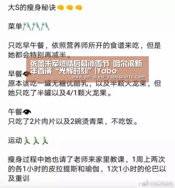 张蕾朱军燃情启幕冰雪节 哈尔滨新年首演“光辉时刻”|Yabo(图1) 亚博